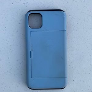 Wallet phone case with a couple scratches I phone 11